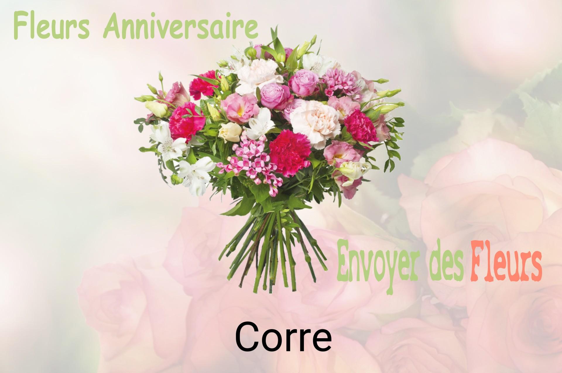 Bouquet de fleurs d’anniversaire livré à Corre